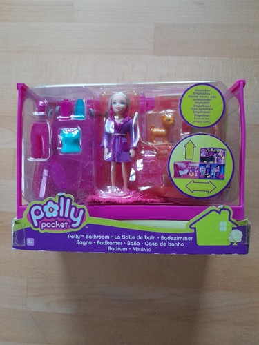 Mattel polly pocket bathroom - mattel,