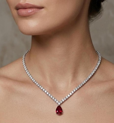 Diamant rubin tropfen - diamant,