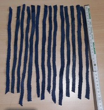 14 Echt Leder zigzag Streifen