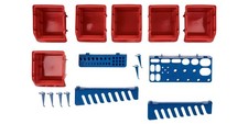 PARKSIDE® Ordnungs-/ Aufbewahrungs-Set 75-teilig Wandsystem Werkstatt Zubehör