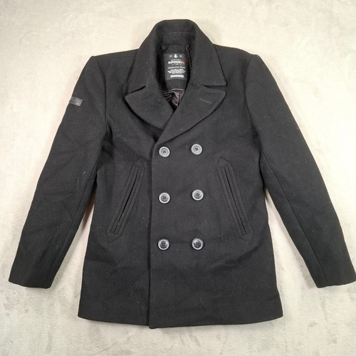 Superdry peacoat herren medium - peacoat,