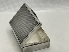 Art Deco Pillendose / Schnupftabakdose Silber 950 Frankreich um 1920