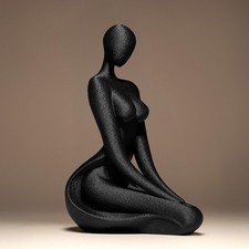 Sensual woman statue - woman,