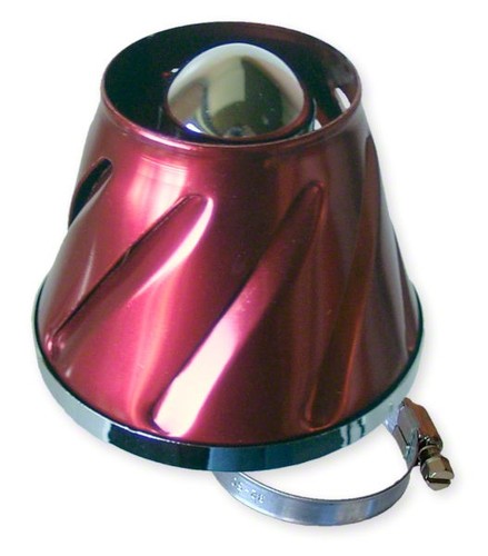 Rennluftfilter 35mm rot - 35mm, 0°rot