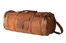 Leder Reisetasche Herren Reise & Tour Reise Fitnessstudio Gepäck Übernachtung...