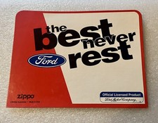 Zippo Ford Header Card Vitrine Display 1996