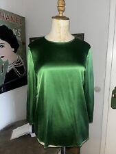 Strenesse Seiden Blusen Shirt, Grün, 40