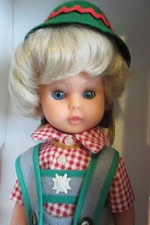 Engel-Puppe Boy in Lederhosen