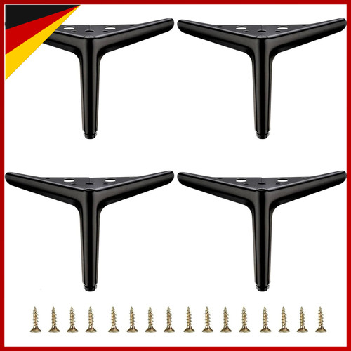 Möbelbeine metall schwarz - metall,