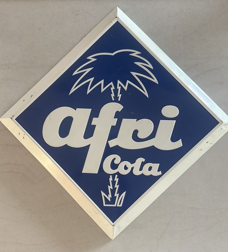 Afri cola blechschild - cola, werbung