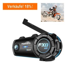 FX8 AIR Motorrad Headset