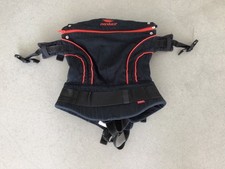 Babytrage - Manduca schwarz rot