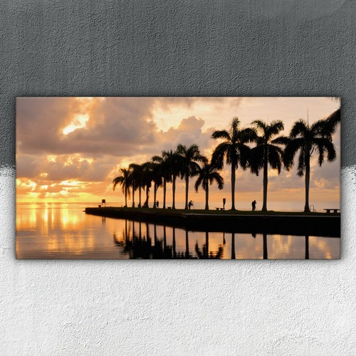 Pier bei sonnenaufgang 100x50 - bei,