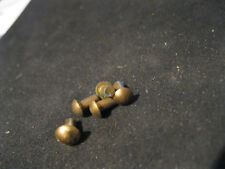 5 stk. VOLLNIETEN / HALBRUNDNIETEN  Kupfer/Messing
