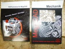2 x MegaCAD Broschüre 2000 Prospekt Katalog Vintage Rarität Sammler
