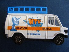 Welly TV Fahrzeug Transporter Bulli Network Spielzeugauto Kinder Spielzeug Auto