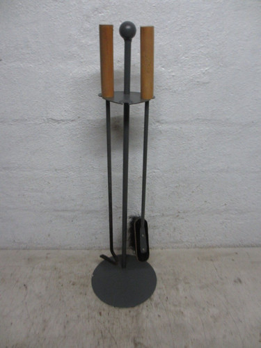 Kaminbesteck set teilig - kaminbesteck,