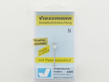 Viessmann 6480 Street Light Patent Plug Base Scale N Mint OVP ST 1611-13-30