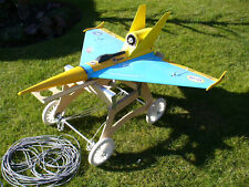 RC Deltaflugzeug 1060mm Spannw. 980mm Lang 10Blatt Impeller mit Startwagen!