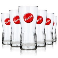6x Sinalco Relief Glas
