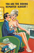 POSTKARTE COMIC RISKANTE