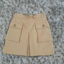 Elisabetta Franchi, Rock, Gr. 38 Dt, Mini, Beige, Neu