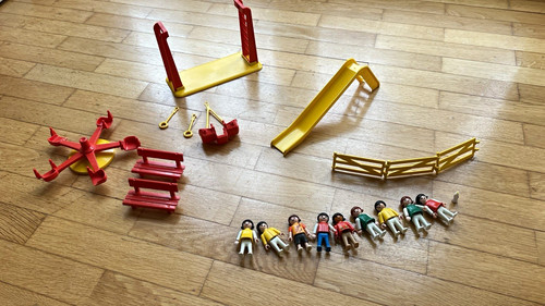 Playmobil spielplatz konvolut - playmobil,