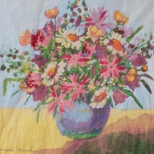 Farbholzschnitt Susanne