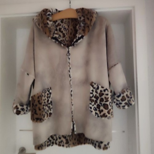 Kuschelige damenjacke mit - kuschelige,
