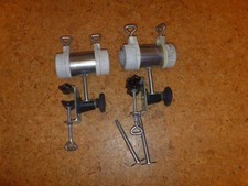 2  SCHIRMHALTERUNG 360° holly drehbar mit Abstandsachsen für STÖCKE bis 48 mm Ø 