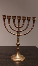 Messing MENORAH Kerzenständer
