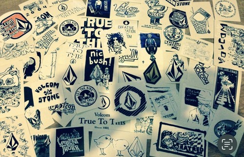 Volcom art sticker - art, bomb