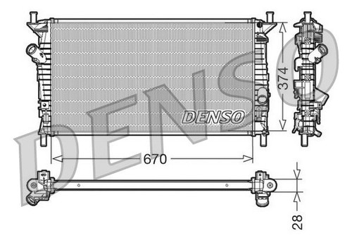 Denso kühler motorkühlung - denso,