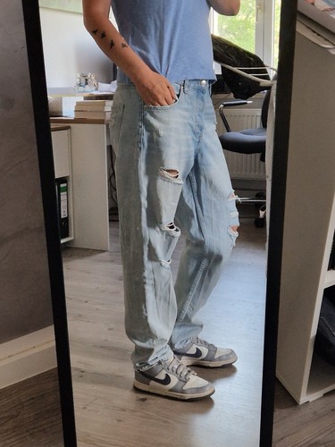 Denim boyfriend low waist - &denim,