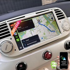 Für Fiat 500 2007-2015 Android15 Autoradio Apple Carplay Navi RDS Bluetooth WIFI