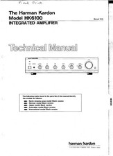 Service Manual-Anleitung für Harman Kardon HK 6100 