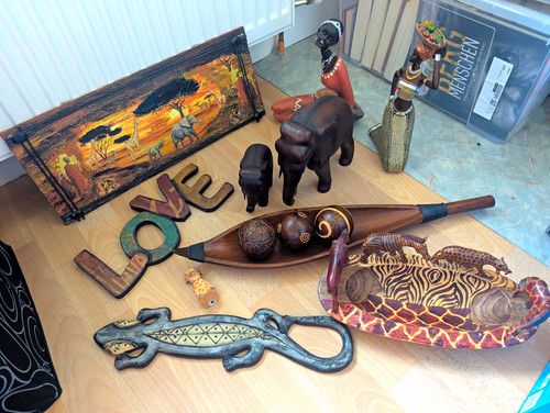 Afrikanische dekofiguren set - afrikanische,