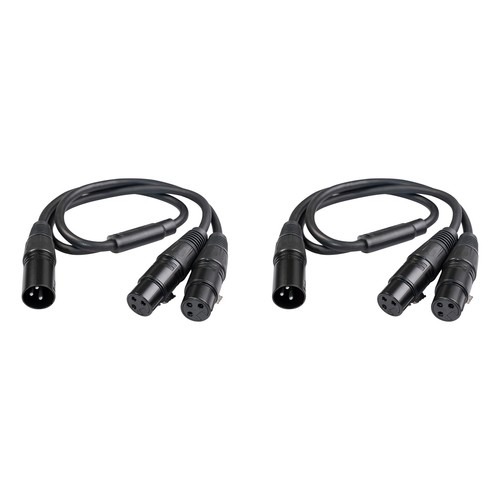 Xlr splitterkabel - 2x, xlr-y-splitterkabel