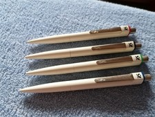 4 Werbekuli, Rot, blau, grün