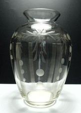 Glas Vase  Jugendstil / Art