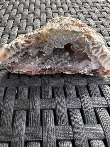 Achat geode mit bergkristall - mit, |