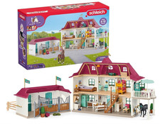 SCHLEICH Horse Club Lakeside Pferdehof 42551 Set inkl Haus mit Pferdestall