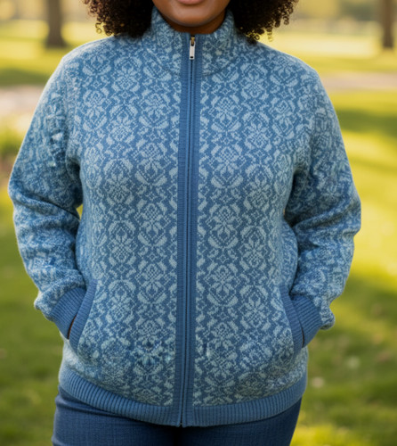 Merino norweger muster - merino,