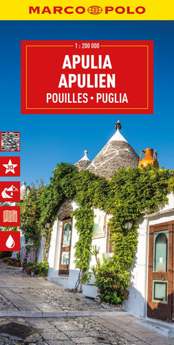Marco polo reisekarte - reisekarte, italien