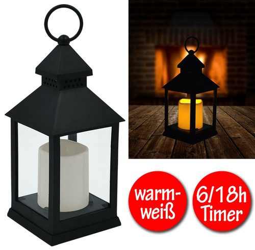 Led laterne kerze - led, windlicht