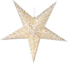 Papierstern gold 60 cm - 10