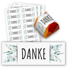 60 Danke Aufkleber I