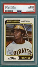 1974 Topps Dave Parker RC #252