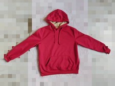 • Damen • Winterpullover • Gefüttert • Gr. 38 M • Mit Kapuze • Rot • Fell •