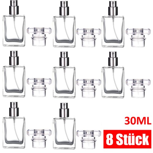 Parfümzerstäuber glas - 8x,